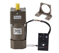 AC 220V Motoriduttore 90W Ritardante Macchina Monofase Motoriduttore Asincrono 4 Poli Decelerazione Velocità Regolabile In Metallo (Rapporto di riduzione 5K)