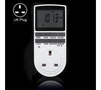 AC 230V Smart Home Plug-in Display LCD Orologio Funzione ora legale 12/24 ore Pr