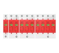 AC 385V SPD 1P 2P 3P 4P 20KA 30KA 40KA 60KA House Lightning Surge Protector Protective Solar PV Low-Voltage Arrester Device(2P,AC385V 30-60KA)