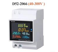 AC 40 300V 100A Rail Mounted Digital Energy Meter con frequenza e misura fattore di potenza e archiviazione dati per uso domestico e industriale