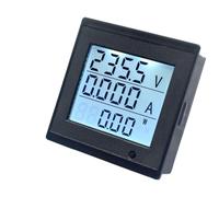 AC 6-200V 20A Misuratore di tensione e corrente Display digitale LCD Potenza Consumo energetico Frequenza temporale Tester multifunzione con allarme