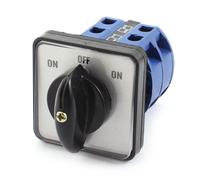 AC 660V 25A 2 poli ON-OFF-ON momentaneo comando camma rotante interruttore