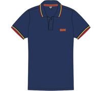 AC/DC Polo Classic Logo Ufficiale Unisex Blu Navy Taglia S