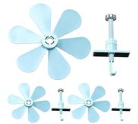 AC Air Deflector Fan - 3 Piece Anti Direct Wind Diverter, Air Conditioning Vent Cover | Adjustable Airflow Redirector For Round Square Ceiling Vents Home Bedroom Office Dorm RV Use
