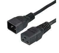 AC Alimentazione Cavo 3 Rebbi C20 Maschio to C19 Femmina 3.28Ft 250V 10A PDU