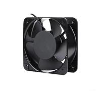AC Axial Flow Ventola di raffreddamento FP-108EX S1-S, 150 x 150 x 50 mm, per armadi industriali e telai, alloggiamento in lega di alluminio, 2500 giri/min, flusso d'aria 45,87 m3/h, nero (380 V)
