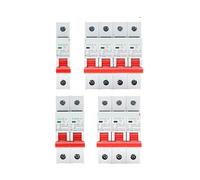 AC Backup Protector Surge Protection Lightning Arrester 230V 400V Surge Protector Din Rail Current Breaker 10kA 20kA 2P AUOQKQUT(4P,80kA)