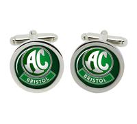 AC Bristol Distintivo Gemelli IN Cromo Scatola