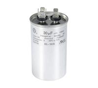 AC Capacitor 30uF or MFD ±6% 370V/440VAC CBB65 Oval Start for Heat Pump Air Conditioner，for electronic starter Run or Fan and Cool，Ten Years of Coverage Capacitance Meters