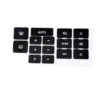 AC Climate Control Decal Compatibile Con A6 Per C5 1 Pezzo Adesivo Di Riparazione Per Pulsante Di Controllo Del Riscaldamento E Del Clima Dell'auto Aria Condizionata Nero