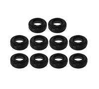 AC Compressor Shaft Seal Kit, Replacement for HCC AC Compressor, Rubber Shaft Lip Seal with Compact Structure, 10PCS Air Conditioning Oil Seal Kit for Automotive Use