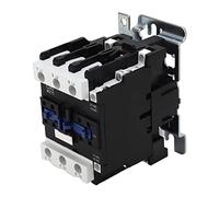 AC Contactor 3 Pole, Industrial AC Contactor, DIN Rail Mount Motor Contactor with 380V Coil and 40A Rating, Silver Alloy Contacts for Power Supply and Electrical Control Panels