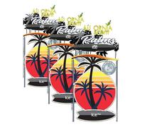 AC CS Ambientador Coche Palmera Papel 1Ud Hielo (Confezione da 3)