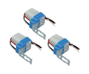 AC/DC 12V 10A Sensore di Luce Interruttore 3 Pz Fotocellula Automatica per la Gestione Dell'illuminazione Giorno/Notte