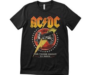 AC/DC 1983 For those About To Rock Black L Maglietta
