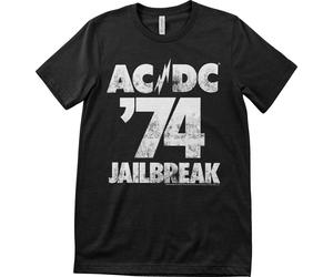 AC/DC ´74 Jailbreak Black L Maglietta