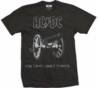 Acdc About To Rock T-Shirt Ragazzo Ufficiale Tee Man ROCK OFF ACDCTS06MB