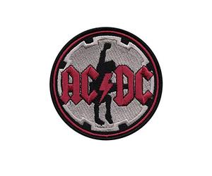 Ac DC ACDC Angus Cog Gituar Hq Toppa ricamata termoadesiva applique accessorio souvenir