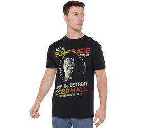 AC/DC ACDC Powerage Tour T-Shirt Unisex, Nero, M