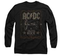 AC/DC ACDC Rock Label Mens Long Sleeve T Shirt Unisex-Adulto