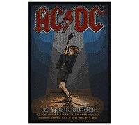 AC/DC ACDC - Toppa pezza - con scritta in inglese "Let There Be Rock" 7 x 10 cm