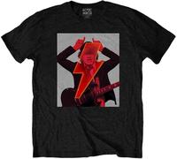 AC/DC Angus Finger Horns Black L Maglietta