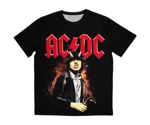 AC/DC Angus Highway To Hell Black L Maglietta