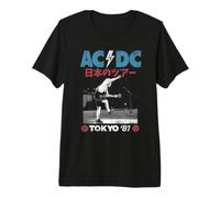 AC/DC Angus Live Tokyo Giappone 1981 Maglietta Premium