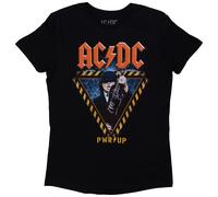 AC/DC Angus Triangle PWR-UP EU Tour '24 Black M Donna Maglietta