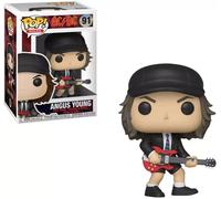 Ac/Dc Angus Young 3.75" Pop Rocks Vinyl Figure Funko 91 Nuovo In Stock