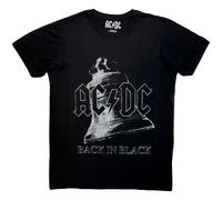 AC/DC Back In Black Bell Premium Carbon ufficiale Uomo maglietta unisex