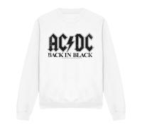 AC/DC Back In Black Felpa Adulto Unisex (TV11181)