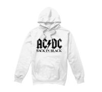 AC/DC Back In Black Felpa con Cappuccio Uomo (TV7303)