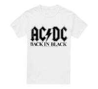 AC/DC Back In Black Maglietta Uomo (TV13346)