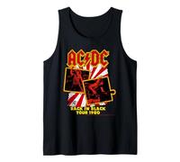 AC/DC Back in Black Tour 1980 Retro Rock Canotta