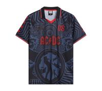 Amplified Unisex Adult Black Ice AC/DC Jersey XL Black/Red/Dark Blue