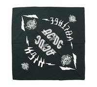 AC/DC Bandana High Voltage Band Logo Nuovo Ufficiale Nero