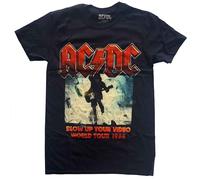 AC/DC Blow Up Your Video / World Tour 1988 Black 2XL Maglietta