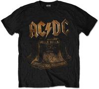 AC/DC Brass Bells Black S Maglietta