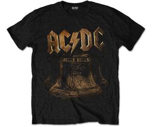 AC/DC Brass Bells Black S Maglietta