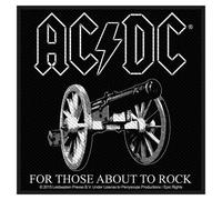 AC/DC BW For Those About To Rock ufficiale Cucire Toppa Patch