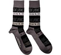 AC/DC Calzini Back In Black (Taglia UK 4-7) Ufficiale