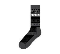 Ac/Dc Calzini Back In Nero Band Logo Nuovo Ufficiale Uomo Nero (Uk Size 7-11) Si
