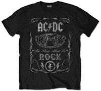AC/DC Cannon Swig Vintage Black L Maglietta