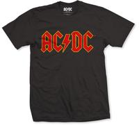 AC/DC 'Classic Logo' (Nero) T-Shirt - NUOVO E UFFICIALE