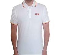 AC/DC Classic Logo Polo Shirt ufficiale Uomo maglietta unisex