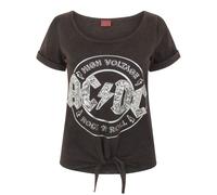 AC/DC Comics - High Voltage - Maglietta degli AC/DC con paillette e (NS4286)