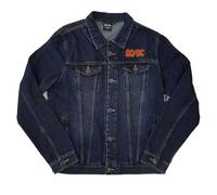 AC/DC Denim Giacca for Those About To Rock Band Logo Nuovo Ufficiale Blu Size M