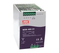 AC/Dc din Ferroviario Alimentazione Elettrica,24V,20A,480W - WDR-480-24