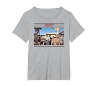 AC/DC - Dirty Deeds Done Dirt A Buon Mercato Maglietta, Donna Plus-Size, Grigio Melange, 6X